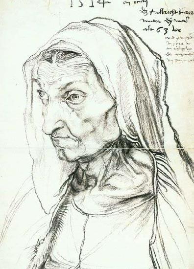 Albrecht Durer Portrait of the Artist's Mother